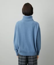 FMFAD28230 MICHEL KLEIN(ミッシェルクラン) [定番人気]ハイネックニット ブルー