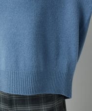 FMFAD28230 MICHEL KLEIN(ミッシェルクラン) [定番人気]ハイネックニット ブルー