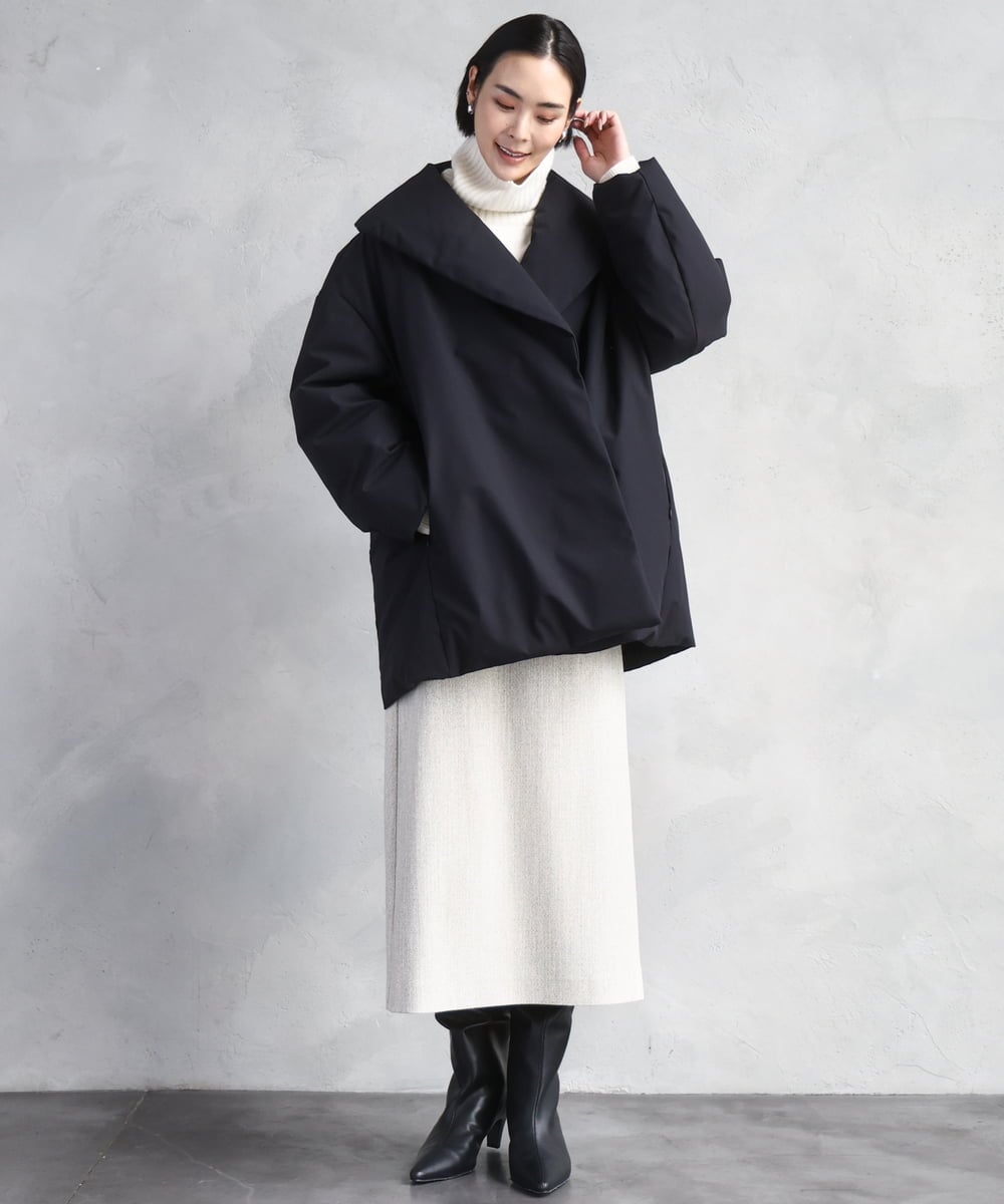 FMFAD28230 MICHEL KLEIN(ミッシェルクラン) [定番人気]ハイネックニット ブルー