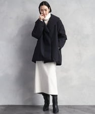 FMFAD28230 MICHEL KLEIN(ミッシェルクラン) [定番人気]ハイネックニット ブルー