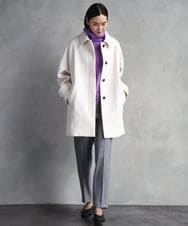 FMFAD28230 MICHEL KLEIN(ミッシェルクラン) [定番人気]ハイネックニット ブルー