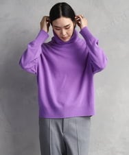 FMFAD28230 MICHEL KLEIN(ミッシェルクラン) [定番人気]ハイネックニット ブルー