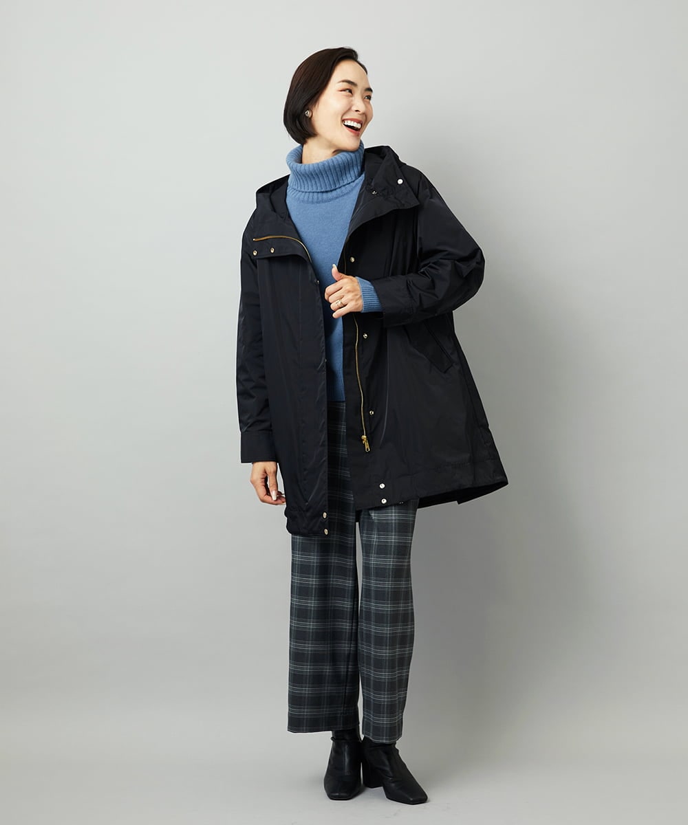 FMFAD28230 MICHEL KLEIN(ミッシェルクラン) [定番人気]ハイネックニット ブルー
