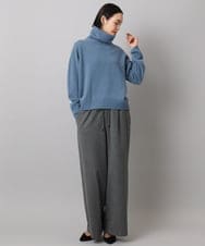 FMFAD28230 MICHEL KLEIN(ミッシェルクラン) [定番人気]ハイネックニット ブルー