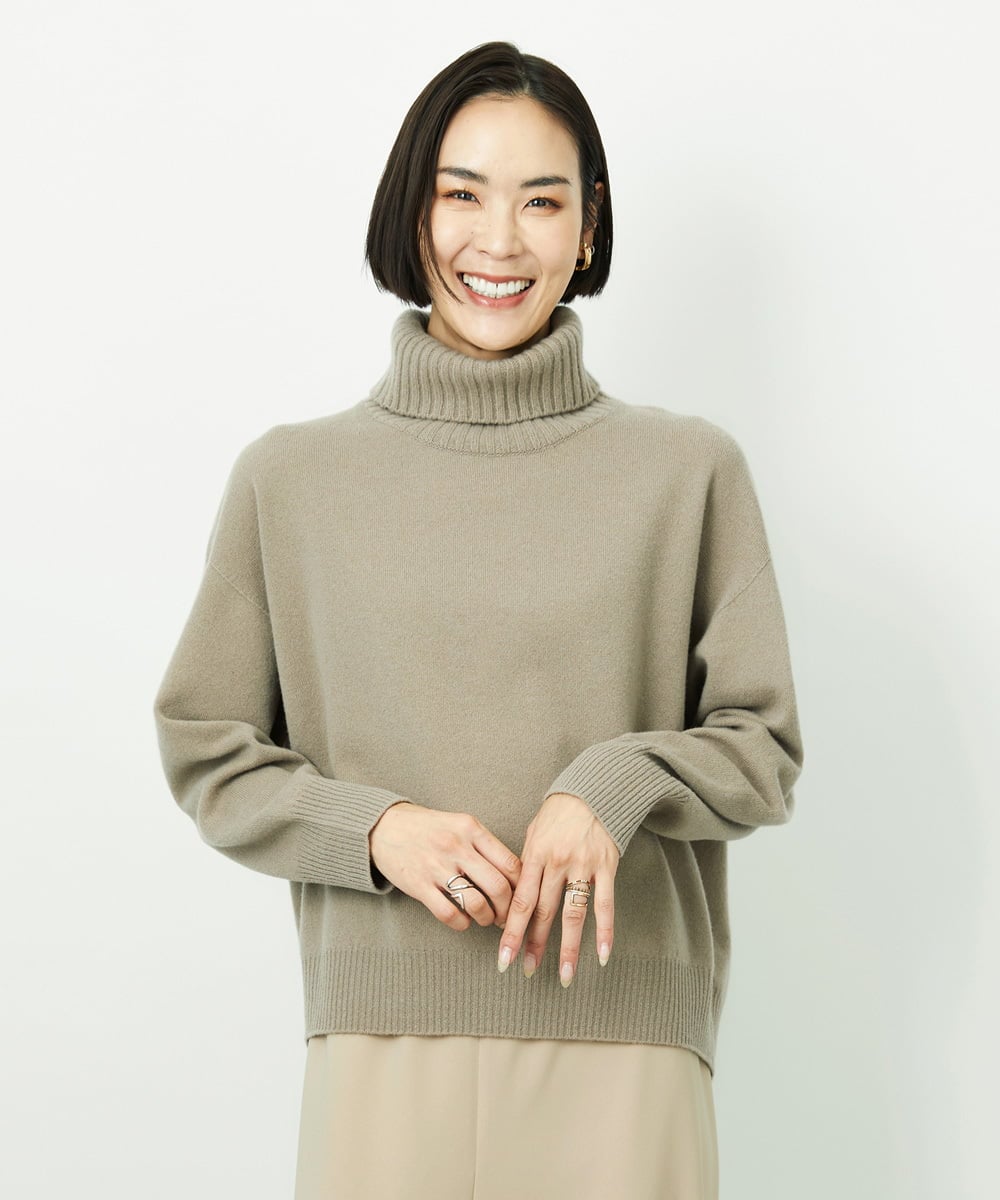 FMFAD28230 MICHEL KLEIN(ミッシェルクラン) ﾆｯﾄ ブルー