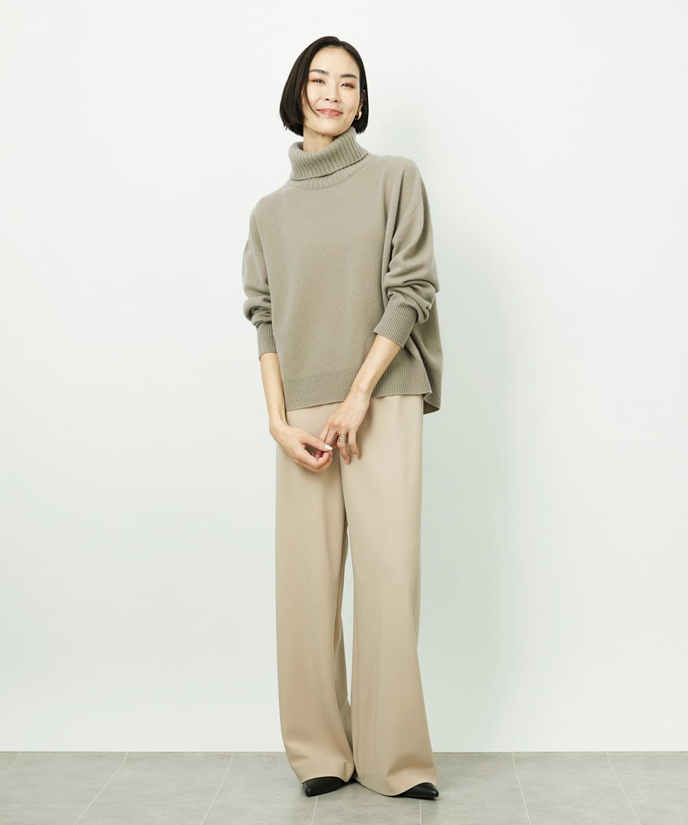 FMFAD28230 MICHEL KLEIN(ミッシェルクラン) ﾆｯﾄ ブルー