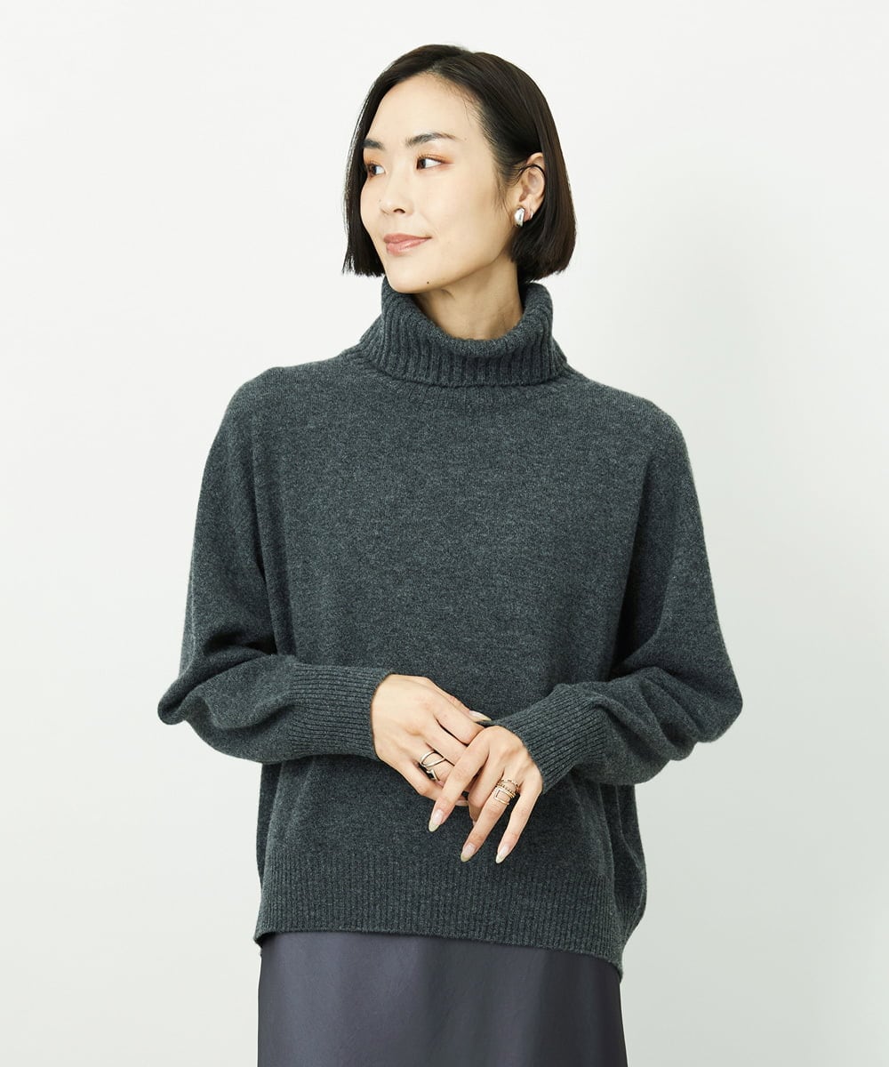 FMFAD28230 MICHEL KLEIN(ミッシェルクラン) ﾆｯﾄ ブルー