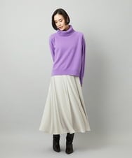 FMFAD28230 MICHEL KLEIN(ミッシェルクラン) [定番人気]ハイネックニット ブルー