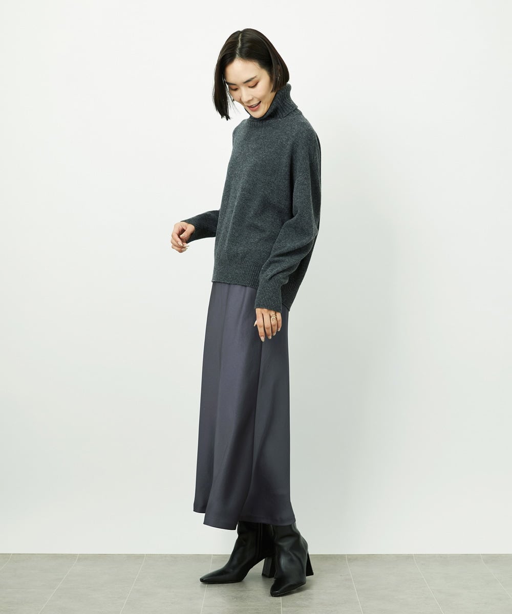 FMFAD28230 MICHEL KLEIN(ミッシェルクラン) ﾆｯﾄ ブルー