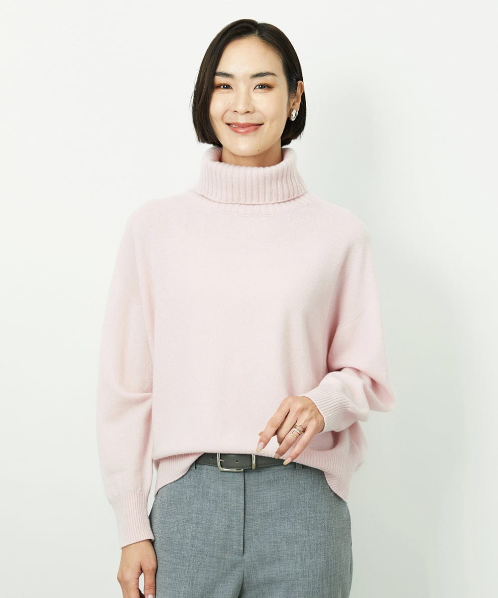 FMFAD28230 MICHEL KLEIN(ミッシェルクラン) ﾆｯﾄ ブルー