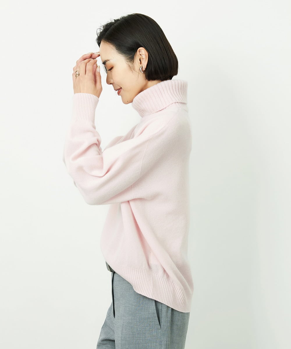 FMFAD28230 MICHEL KLEIN(ミッシェルクラン) ﾆｯﾄ ブルー