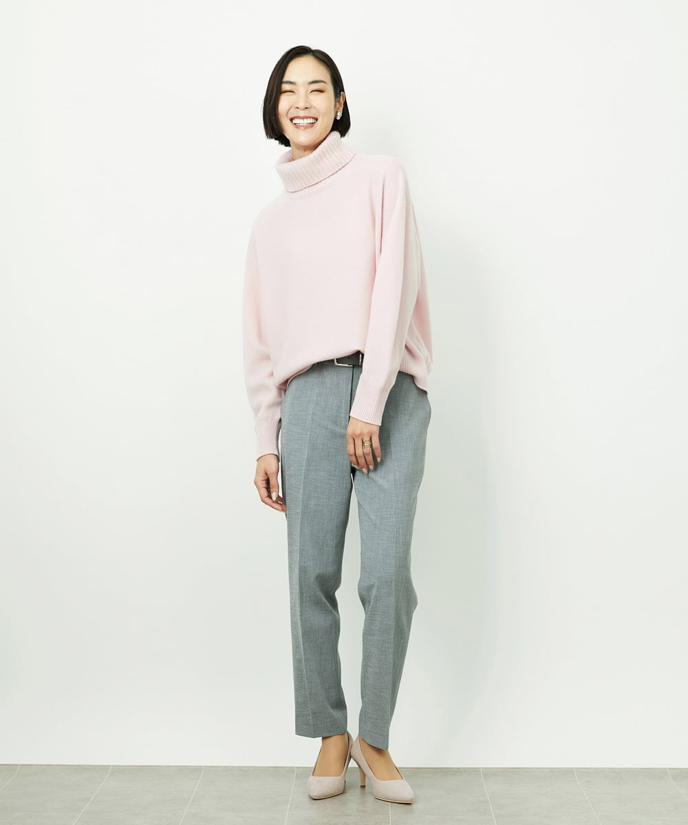 FMFAD28230 MICHEL KLEIN(ミッシェルクラン) ﾆｯﾄ ブルー