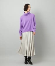 FMFAD28230 MICHEL KLEIN(ミッシェルクラン) [定番人気]ハイネックニット ブルー
