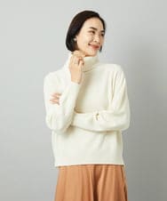 FMFAD28230 MICHEL KLEIN(ミッシェルクラン) [定番人気]ハイネックニット アイボリー
