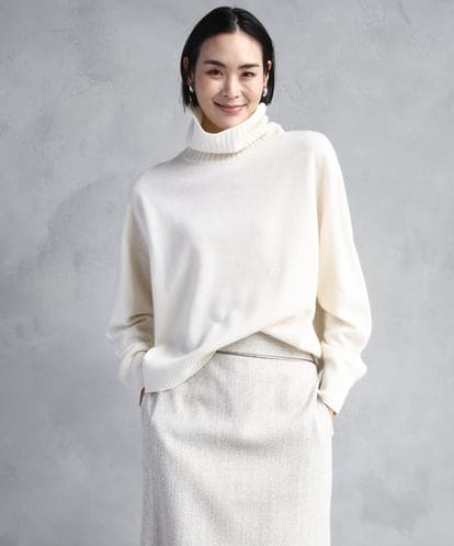 FMFAD28230 MICHEL KLEIN [定番人気]ハイネックニット