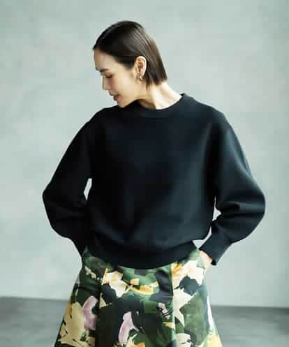 FMFAD29210 MICHEL KLEIN スウェットライクニットプルオーバー