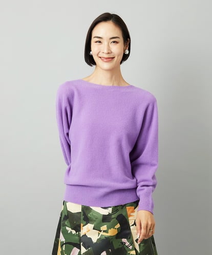 FMFAD40190 MICHEL KLEIN [定番人気]ホールガーメント(R)ドルマンスリーブニット