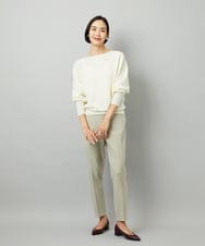 FMFAD40190 MICHEL KLEIN(ミッシェルクラン) [定番人気]ホールガーメント(R)ドルマンスリーブニット パープル