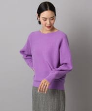 FMFAD40190 MICHEL KLEIN(ミッシェルクラン) [定番人気]ホールガーメント(R)ドルマンスリーブニット パープル