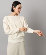 FMFAD40190 MICHEL KLEIN(ミッシェルクラン) [定番人気]ホールガーメント(R)ドルマンスリーブニット パープル