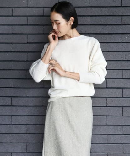 FMFAD40190 MICHEL KLEIN [定番人気]ホールガーメント(R)ドルマンスリーブニット