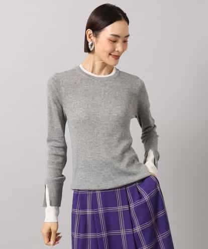 FMFAG43210 MICHEL KLEIN レイヤード風ニット