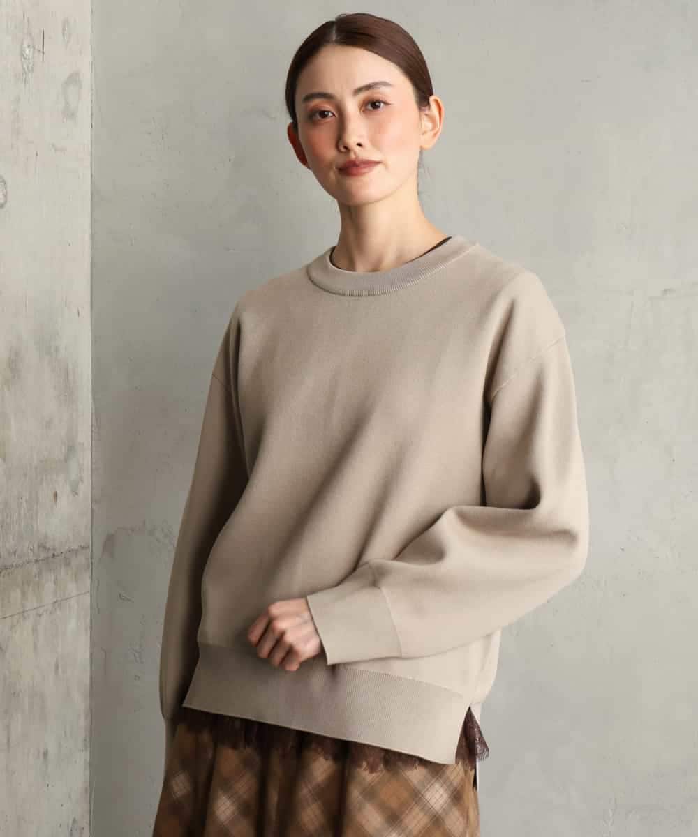 FMFAG45210 MICHEL KLEIN ダブルフェイスニット