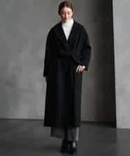 FMFAG50250 MICHEL KLEIN(ミッシェルクラン) ラメボトルネックニット ラベンダー