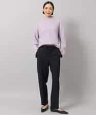 FMFAG50250 MICHEL KLEIN(ミッシェルクラン) ラメボトルネックニット ラベンダー