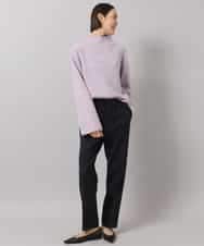 FMFAG50250 MICHEL KLEIN(ミッシェルクラン) ラメボトルネックニット ラベンダー