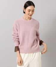 FMFAG51240 MICHEL KLEIN(ミッシェルクラン) アルパカブークレニット ピンク