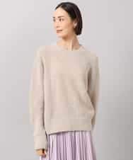 FMFAG51240 MICHEL KLEIN(ミッシェルクラン) アルパカブークレニット ベージュ