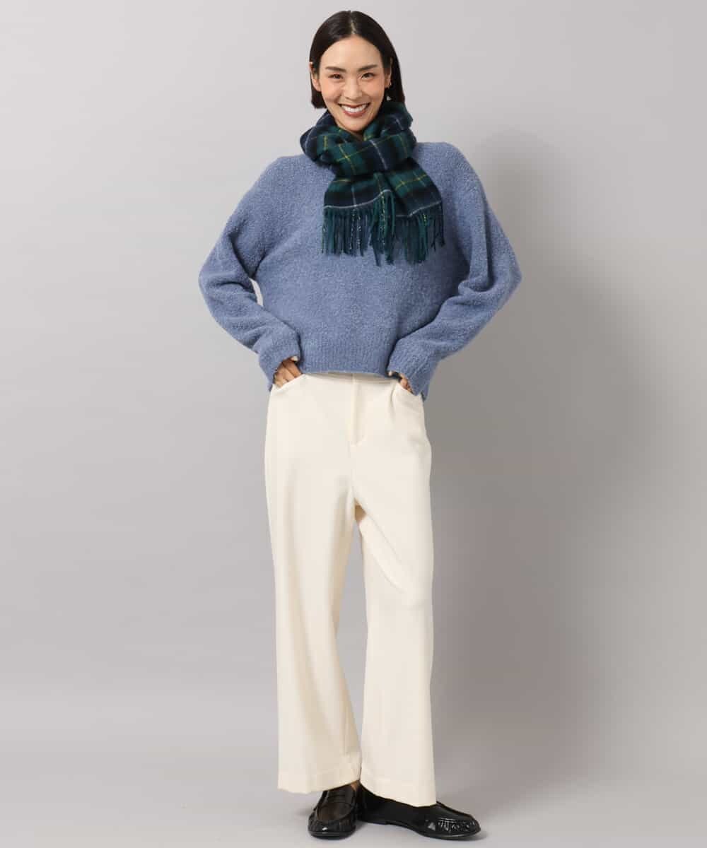 FMFAG51240 MICHEL KLEIN(ミッシェルクラン) アルパカブークレニット ベージュ
