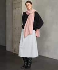 FMFAH17190 MICHEL KLEIN(ミッシェルクラン) [定番人気]ホールガーメント(R)ドルマンスリーブニット ブルー