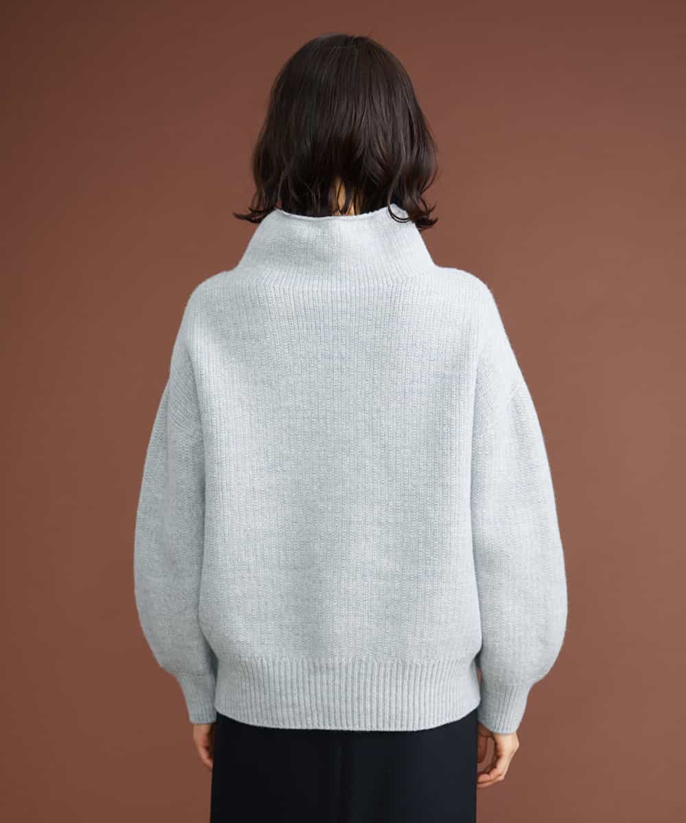 ボトルネックプルオーバーウールニット(ニット・セーター) | MICHEL ...