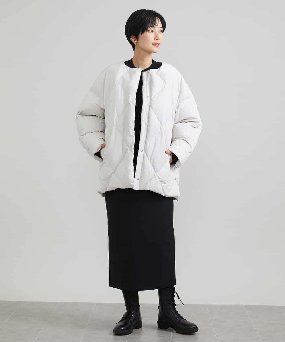 FMFAV37190 MICHEL KLEIN(ミッシェルクラン) スポンディッシュポリワッペン付きニット（セットアップ対応） ブラック(94)