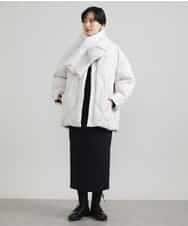 FMFAV37190 MICHEL KLEIN(ミッシェルクラン) スポンディッシュポリワッペン付きニット（セットアップ対応） ブラック(94)