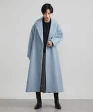 FMFAV37190 MICHEL KLEIN(ミッシェルクラン) スポンディッシュポリワッペン付きニット（セットアップ対応） ブラック(94)