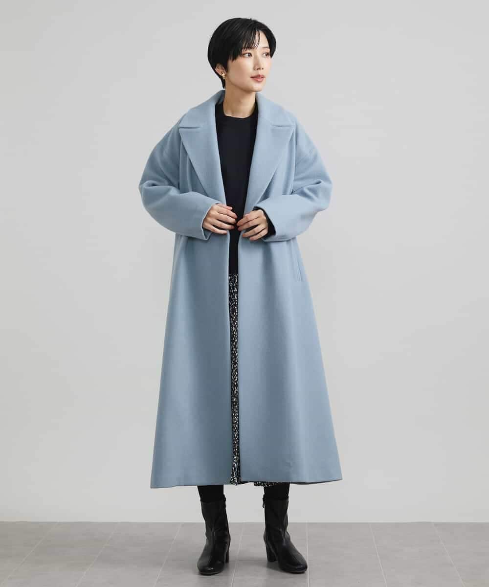 FMFAV37190 MICHEL KLEIN(ミッシェルクラン) スポンディッシュポリワッペン付きニット（セットアップ対応） ブラック(94)