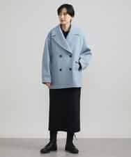 FMFAV37190 MICHEL KLEIN(ミッシェルクラン) スポンディッシュポリワッペン付きニット（セットアップ対応） ブラック(94)