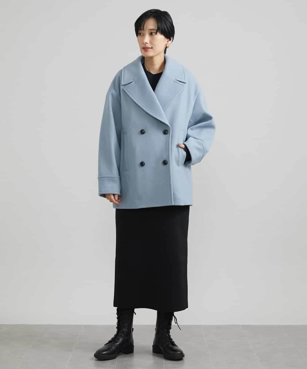 FMFAV37190 MICHEL KLEIN(ミッシェルクラン) スポンディッシュポリワッペン付きニット（セットアップ対応） ブラック(94)