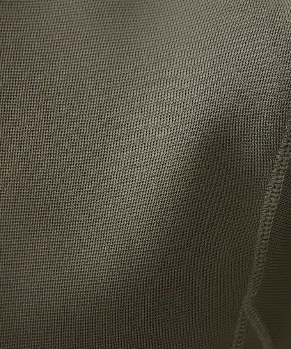 FMFAV37190 MICHEL KLEIN(ミッシェルクラン) スポンディッシュポリワッペン付きニット（セットアップ対応） ブラック(94)