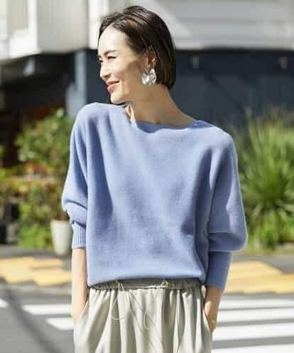 FMFAV40190 MICHEL KLEIN ホールガーメント(R)ドルマンスリーブニット