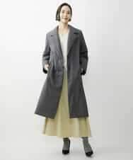 FMFAV40190 MICHEL KLEIN(ミッシェルクラン) ホールガーメント(R)ドルマンスリーブニット ブルー(55)