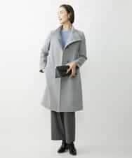 FMFAV40190 MICHEL KLEIN(ミッシェルクラン) ホールガーメント(R)ドルマンスリーブニット ブルー(55)
