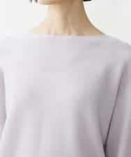 FMFAV40190 MICHEL KLEIN(ミッシェルクラン) ホールガーメント(R)ドルマンスリーブニット ブルー(55)