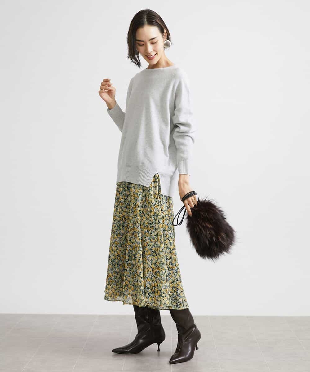 定番人気]ホールガーメント(R)BOXシルエットウールニット(ニット
