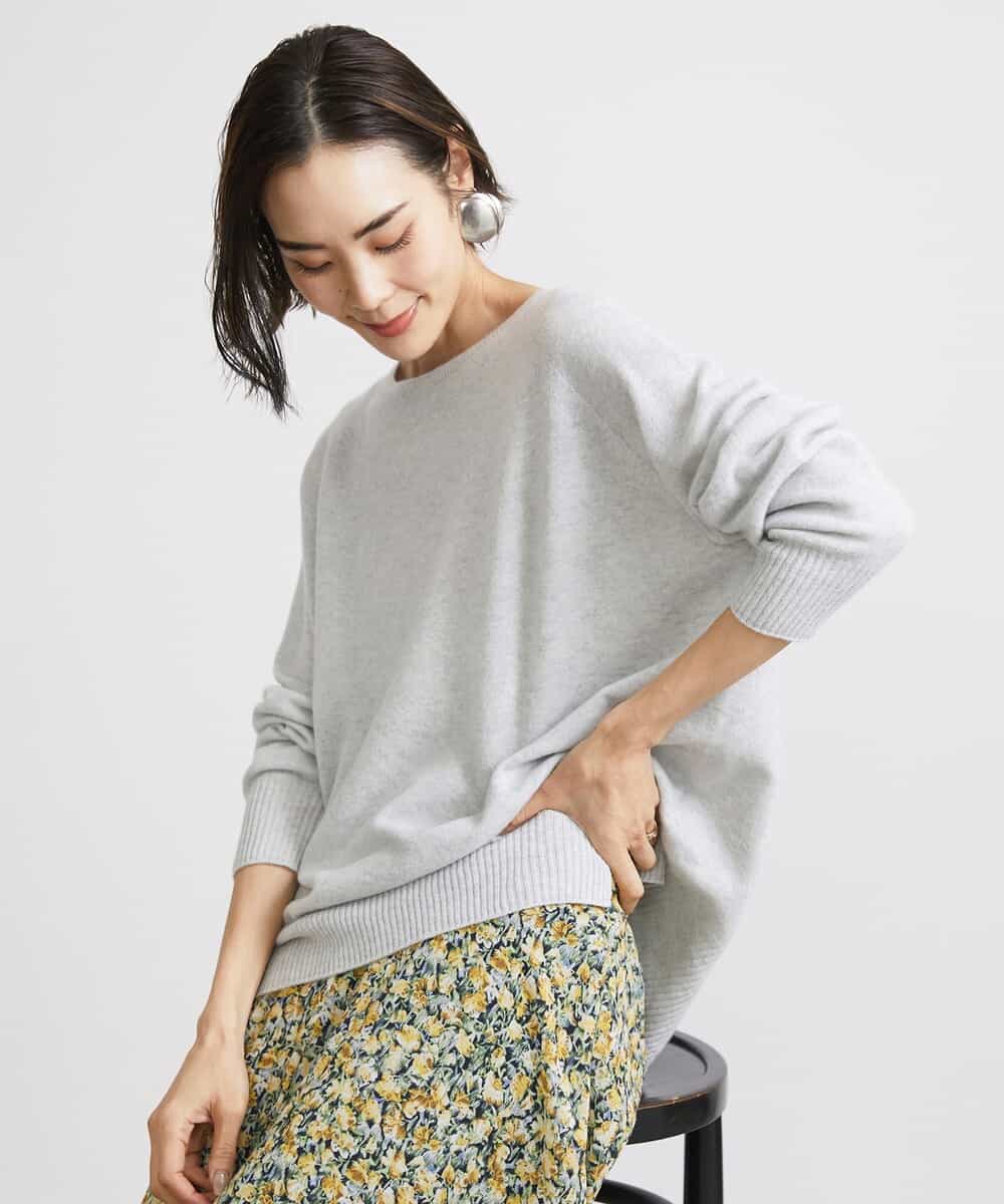 定番人気]ホールガーメント(R)BOXシルエットウールニット(ニット