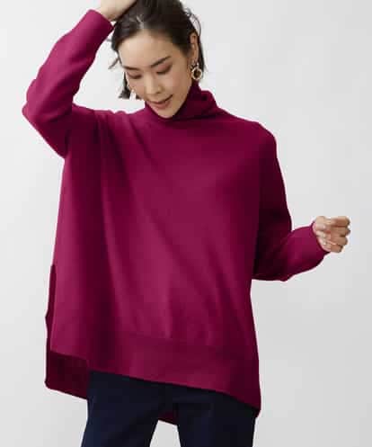 FMFAV75180 MICHEL KLEIN ◆受注生産につき返品・交換・キャンセル不可◆ホールガーメント(R)ハイネックニット