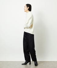 FMFBD31230 MICHEL KLEIN(ミッシェルクラン) ビーズハイネックニット ライトグレー